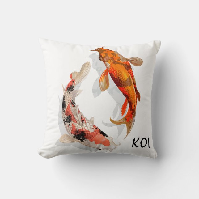 Almofada de Arremesso-Peixe KOI (Frente)