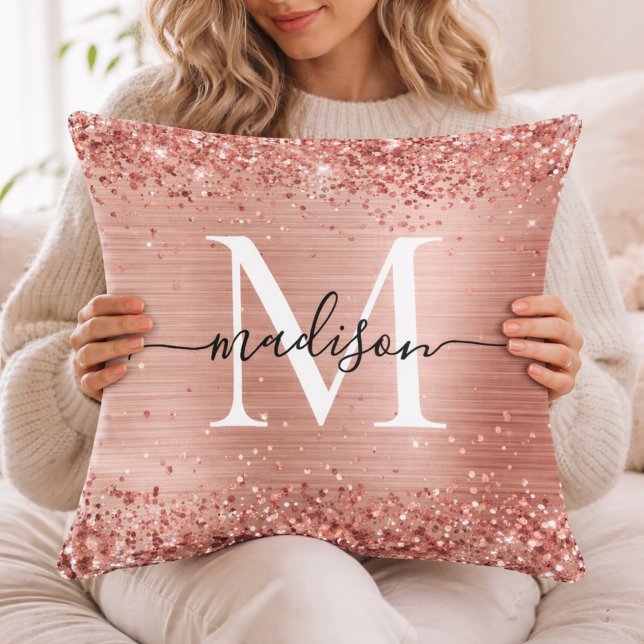 Almofada de Arremesso Personalizada com Glitter em (Criador carregado)