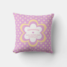 Almofada de Arremesso Pink Daisy-Chain Padrão 16 x