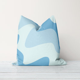 Almofada de Arremesso Ripple Rhythm Blue Tones