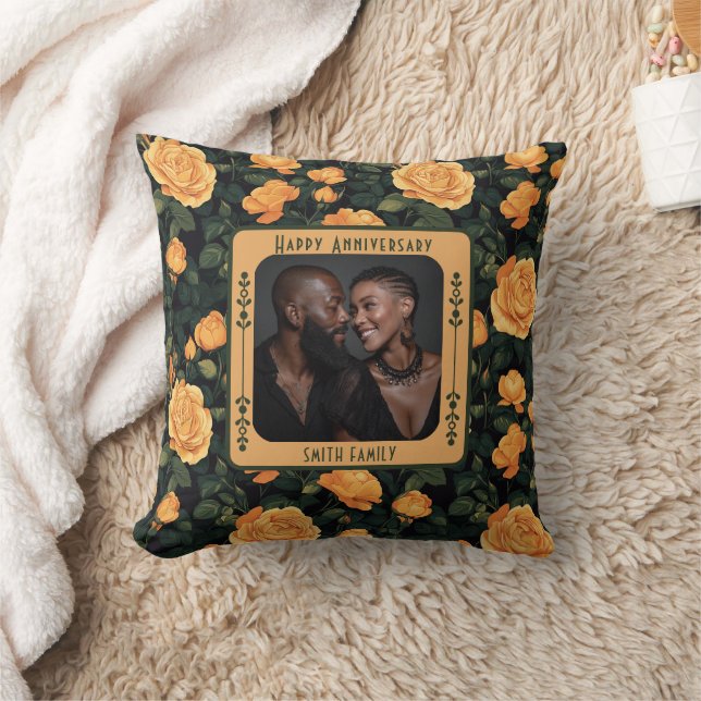Almofada de Arremesso Romântica Personalizada de A (Cobertor)