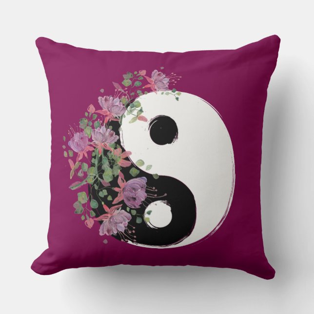 Almofada de Arremesso Yin Yang (Frente)