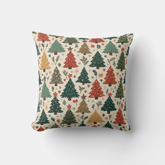 Almofada de árvore de Natal (Frente)