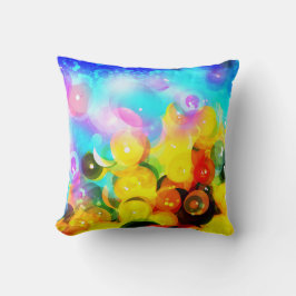 Almofada de bolhas coloridas