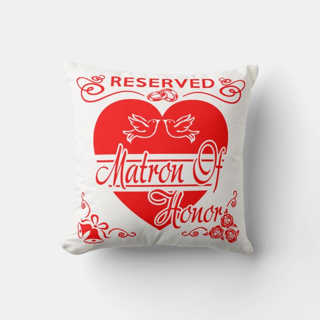 Almofada de Casamento da Dama de Honra (Frente)