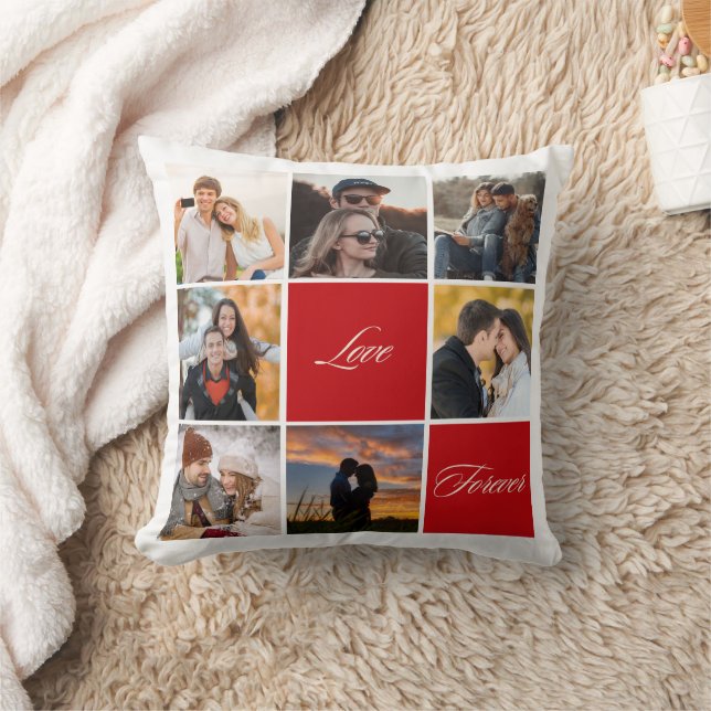 Almofada de Colagem de Fotos Personalizadas – Amor (Cobertor)