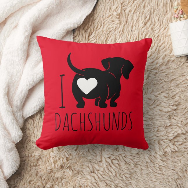 Almofada de Dachshund Amor (Cobertor)