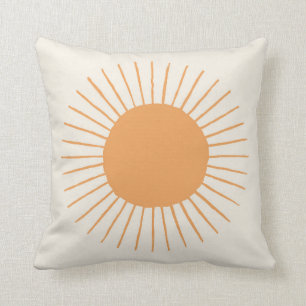 almofada de decoração de dormitório boho laranja s