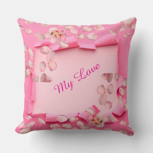 Almofada de Flores de Amor (Frente)