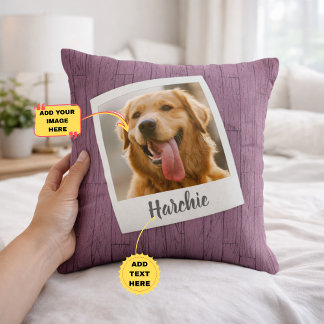 Almofada de Foto de Animal de Estimação Personaliz