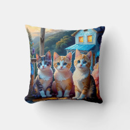 Almofada de Gatinho de Dois Lados