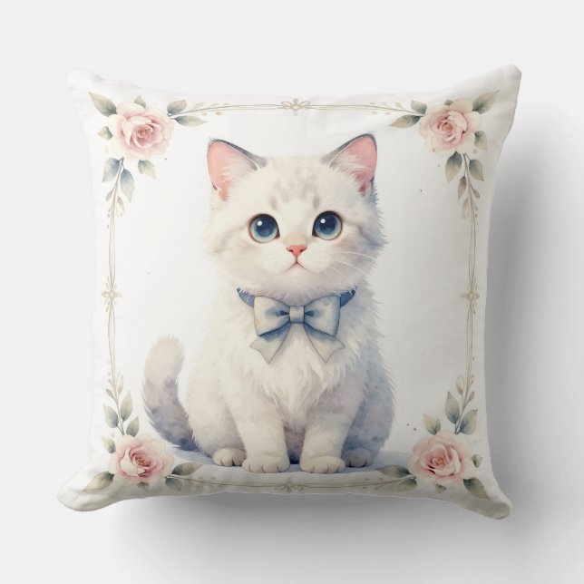 almofada de gato fofinho (Frente)