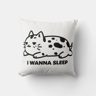 almofada de gato sonolento