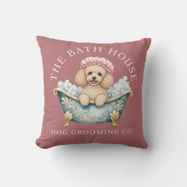 Almofada de Higiene para Cães Poodle Miniatura Ros (Frente)