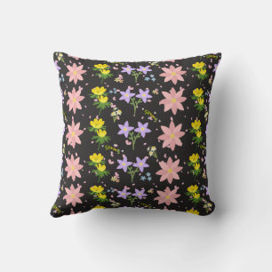 Almofada de impressão floral botânica elegante par