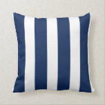 Almofada de Lançar Listrada Vertical Azul Marinho<br><div class="desc">Almofada de Lançar Listrada Vertical Azul Marinho e Branco</div>