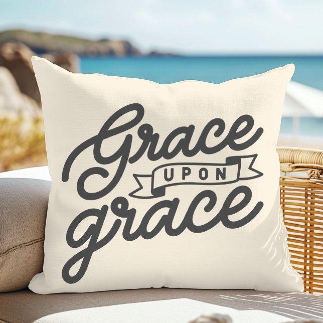 Almofada de lançamento Christian Grace Soft Cream (Criador carregado)