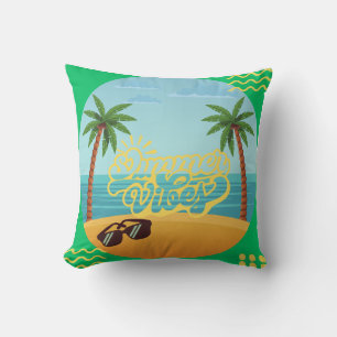almofada de lançamento coleção de verão