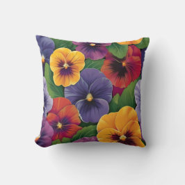Almofada de lançamento com design de papoula