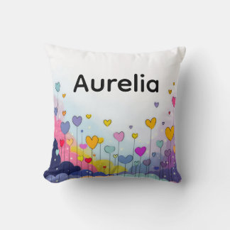 Almofada de lançamento com nome personalizado Você