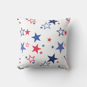 almofada de lançamento da bandeira americana