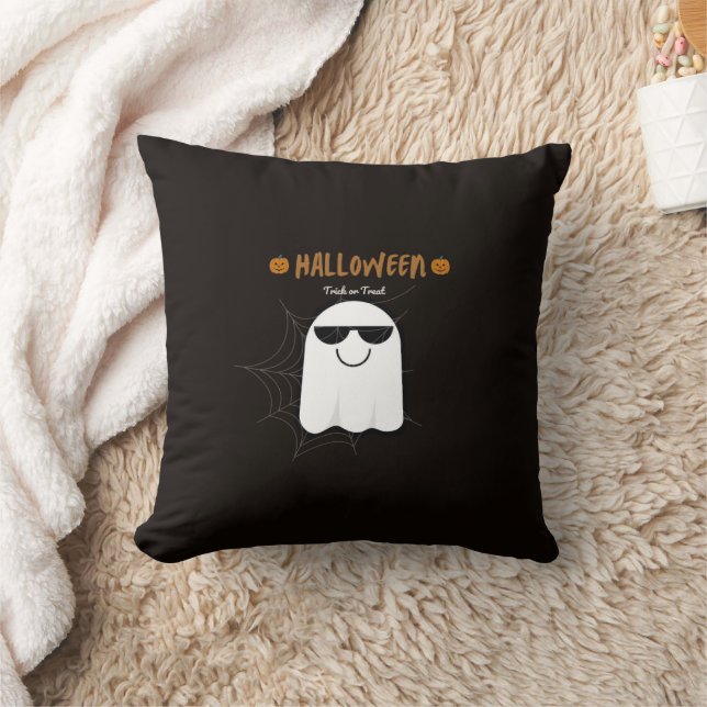 Almofada de lançamento de abóbora de fantasma de H (Cobertor)