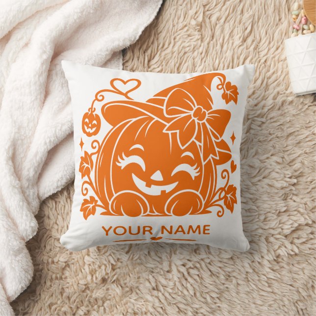 Almofada de lançamento de abóbora de Halloween per (Cobertor)