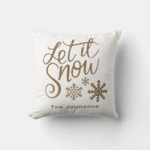 Almofada de lançamento de decoração de Natal Deixe
