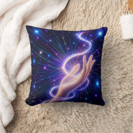 Almofada de lançamento de energia roxa celestial
