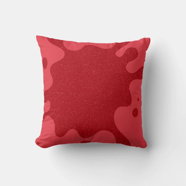 Almofada de lançamento de gotejamento vermelho de  (Frente)