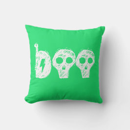 Almofada de lançamento de Halloween roxa/verde rev