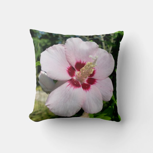 Almofada de lançamento de hibisco (Frente)