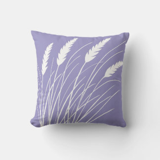 almofada de lançamento de lavanda com design de gr