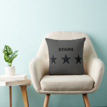 Almofada de lançamento de tecido de estrelas celes