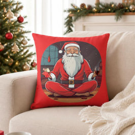 Almofada de lançamento de Yoga de Natal