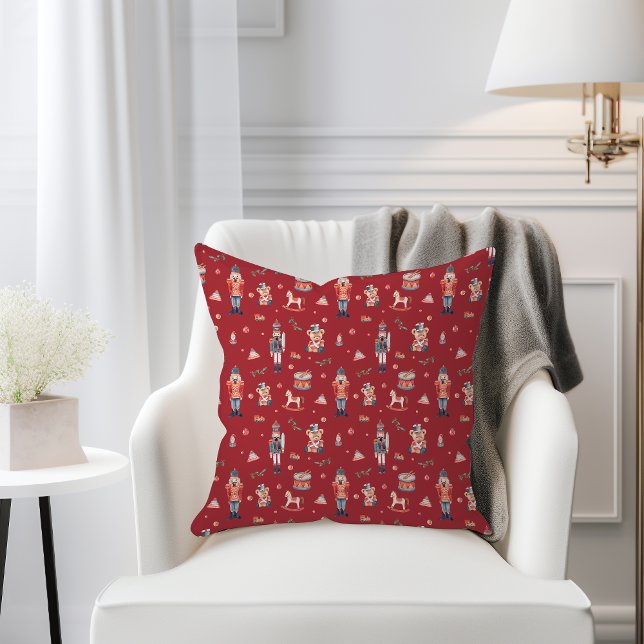 Almofada de lançamento do Quebra-Nozes (Nutcracker Throw Pillow
)