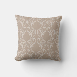 Almofada de lançamento elegante design damasco em