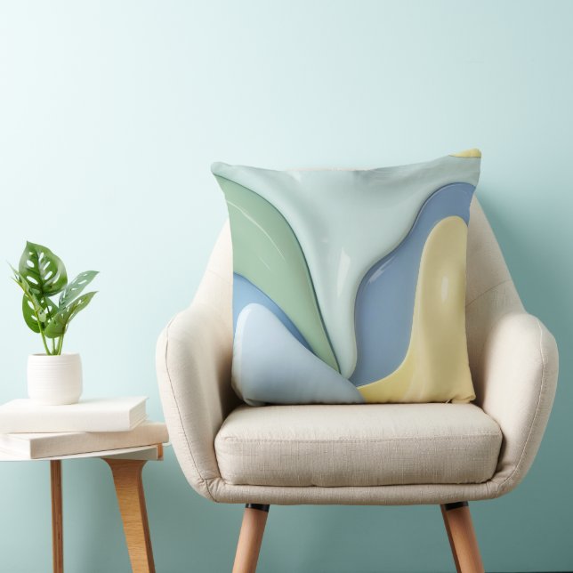Almofada de lançamento em gráfico abstrato elegant (Cadeira)