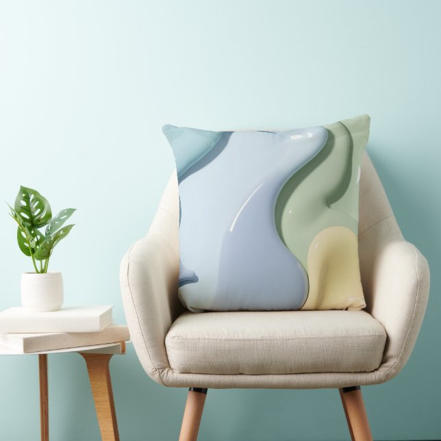 Almofada de lançamento em gráfico abstrato elegant (Cadeira)
