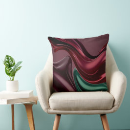 Almofada de lançamento em gráfico abstrato elegant