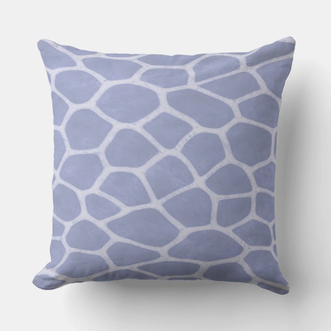 almofada de lançamento estampada com girafa lavand (Frente)