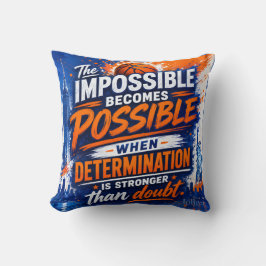 ALMOFADA DE LANÇAMENTO MOTIVACIONAL INSPIRADA NO B