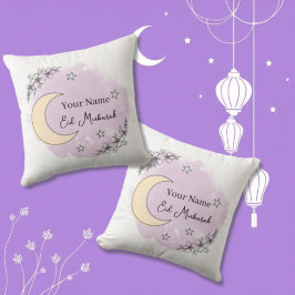 Almofada de lançamento personalizada Lavanda Eid M