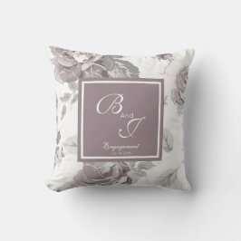 Almofada de lançamento rosa poeira