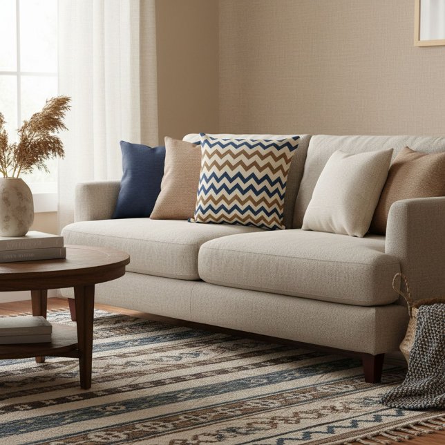 Almofada de lance geométrico moderno caprichoso (Criador carregado)