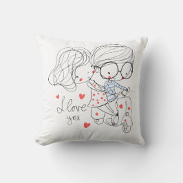 Almofada de love you travesseiro decorativo
