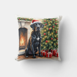 Almofada de Natal de impressionante Dogue Alemão