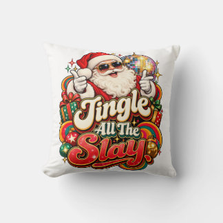 Almofada de Natal Disco Jingle All the Slay