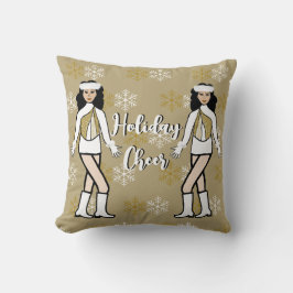 Almofada de Natal Dourado / Branco #2