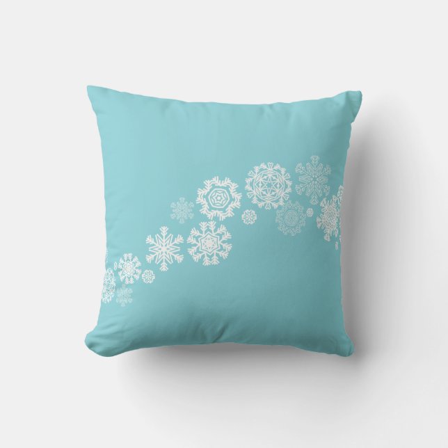 Almofada de Natal - Flocos de Neve (Frente)